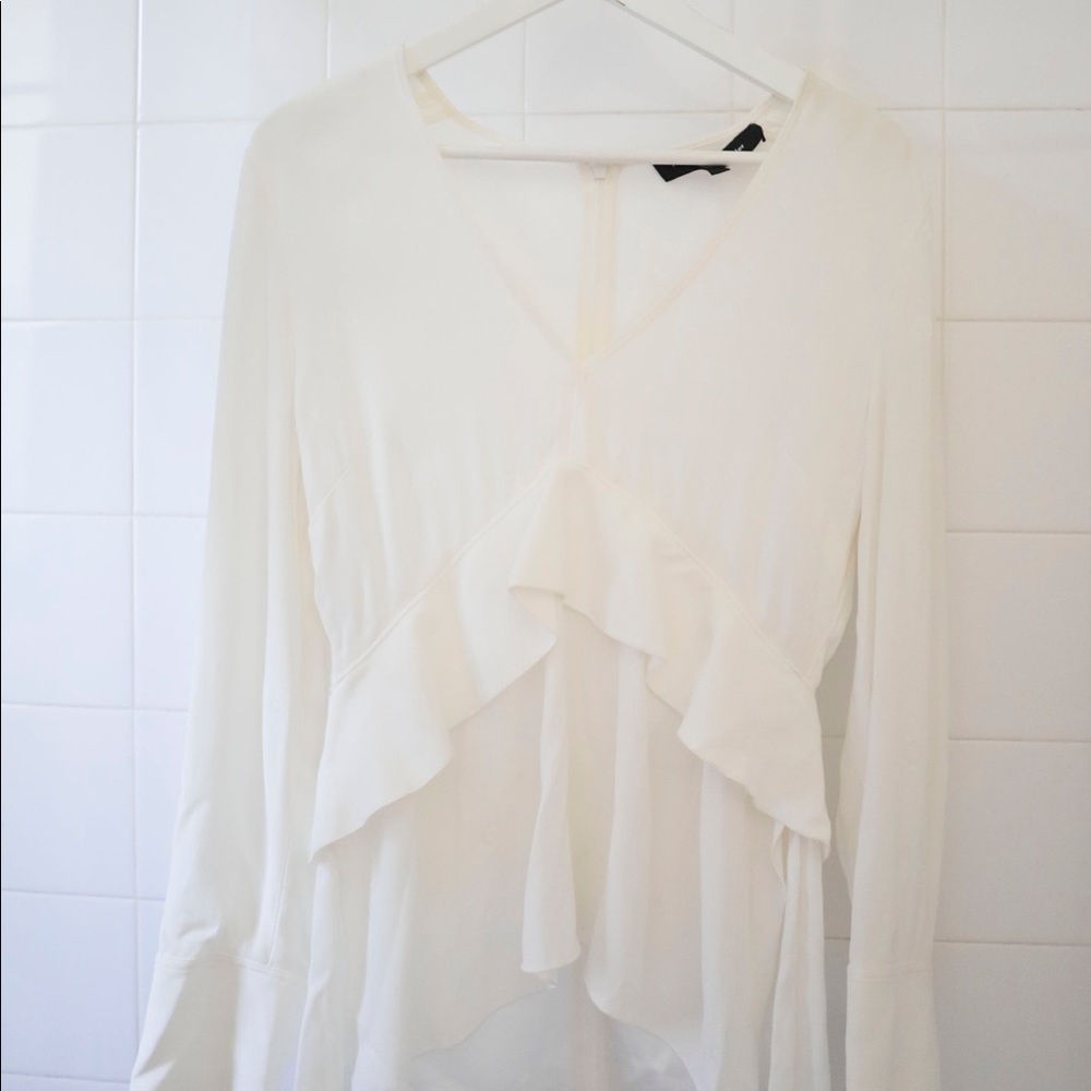 Proenza Shouler Layered White Blouse